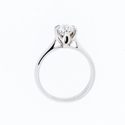 Platinum Diamond Solitaire Ring