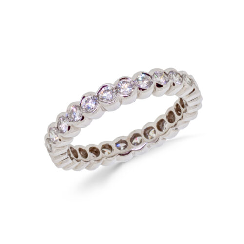 white gold Diamond full set eternity ring