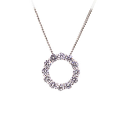 Owen and Jones bespoke diamond pendant Hungerford