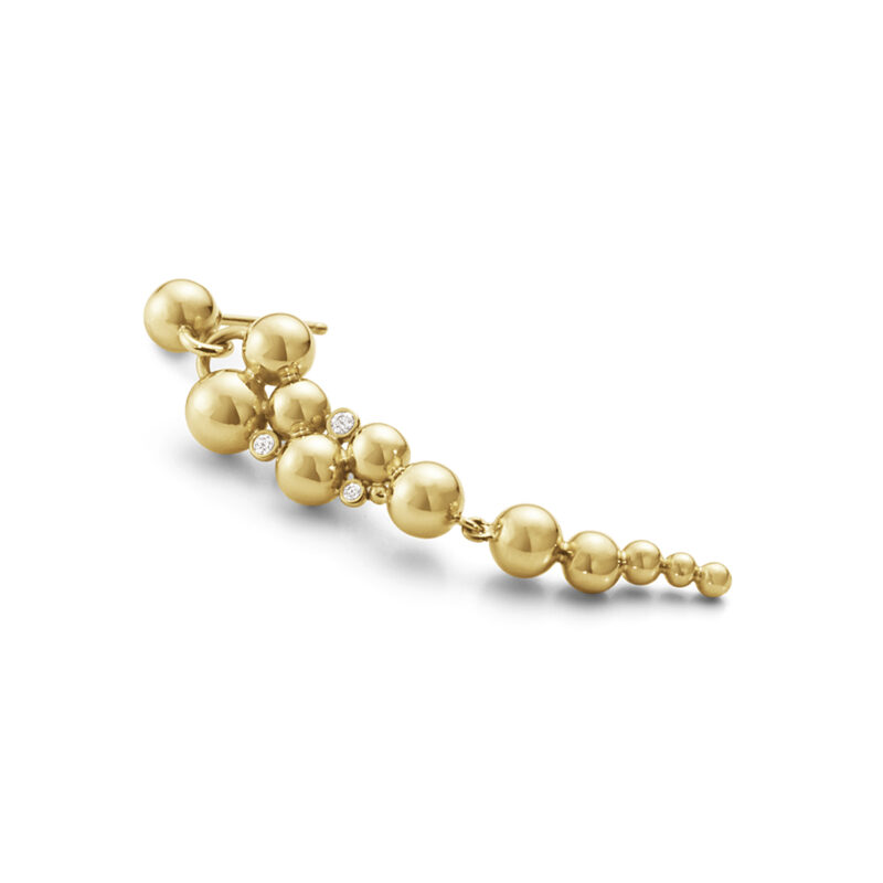 18ct grape earrings, Georg Jensen