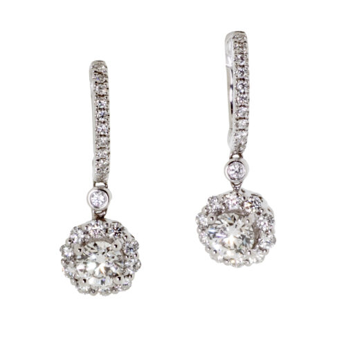 18ct white gold Diamond earrings