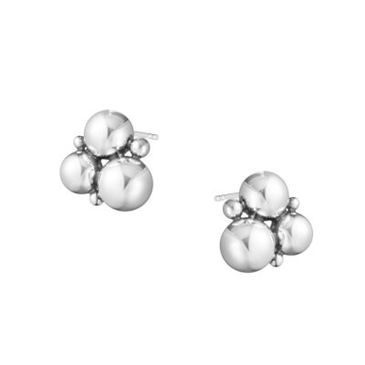 Sterling Silver Moonlight Grapes Stud Earrings