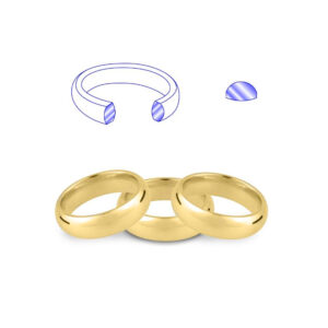 A court profile band Court section wedding band owen and jones hungerford Flat court