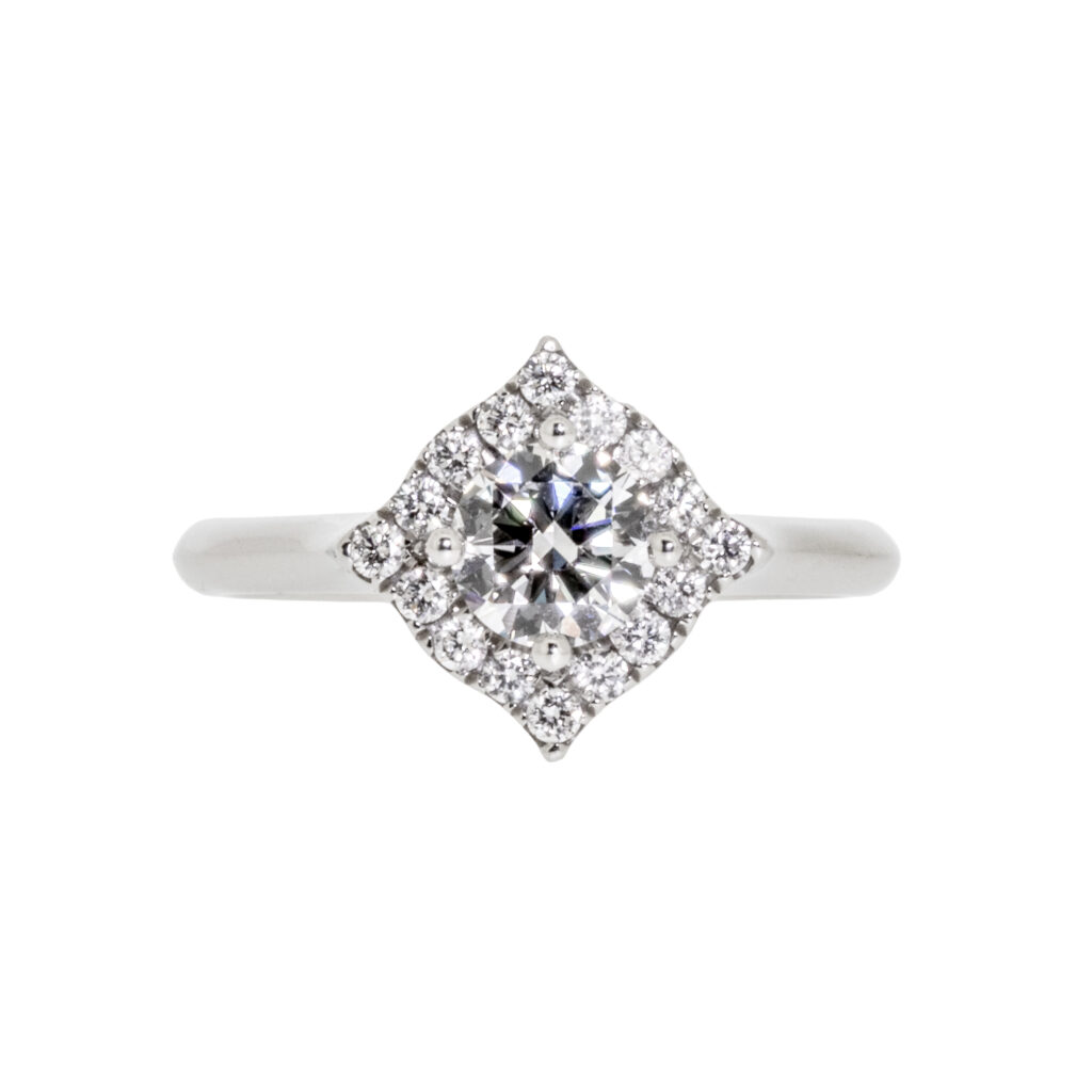 Collection of bespoke engagement rings at Owen & Jones Hungerfor