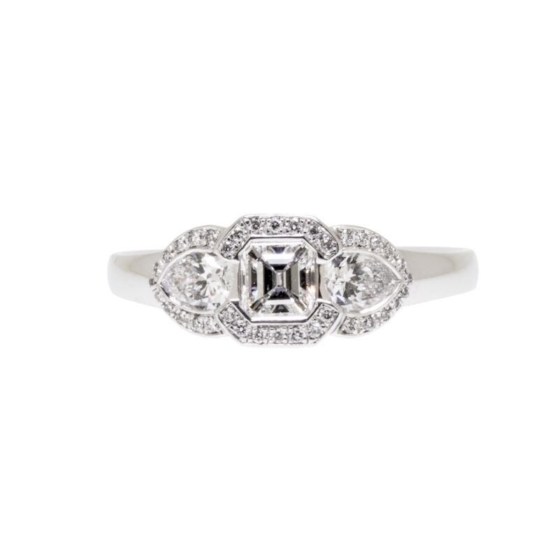 Diamond Cluster Ring