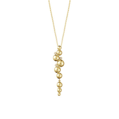 Georg Jensen gold Moonlight Grapes pendant from Owen and Jones Hungerford