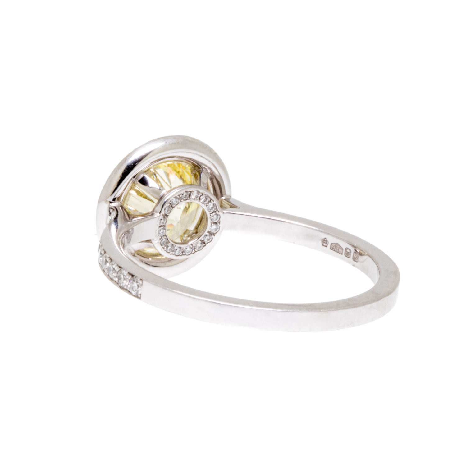 Platinum and Yellow diamond ring Platinum and Yellow diamond ring