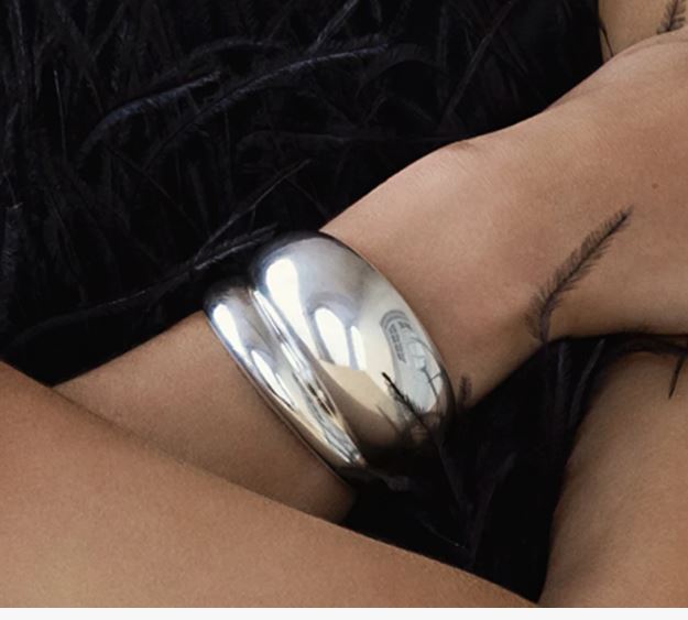 curve bangle silver owen and jones silver georg jensen hungerford