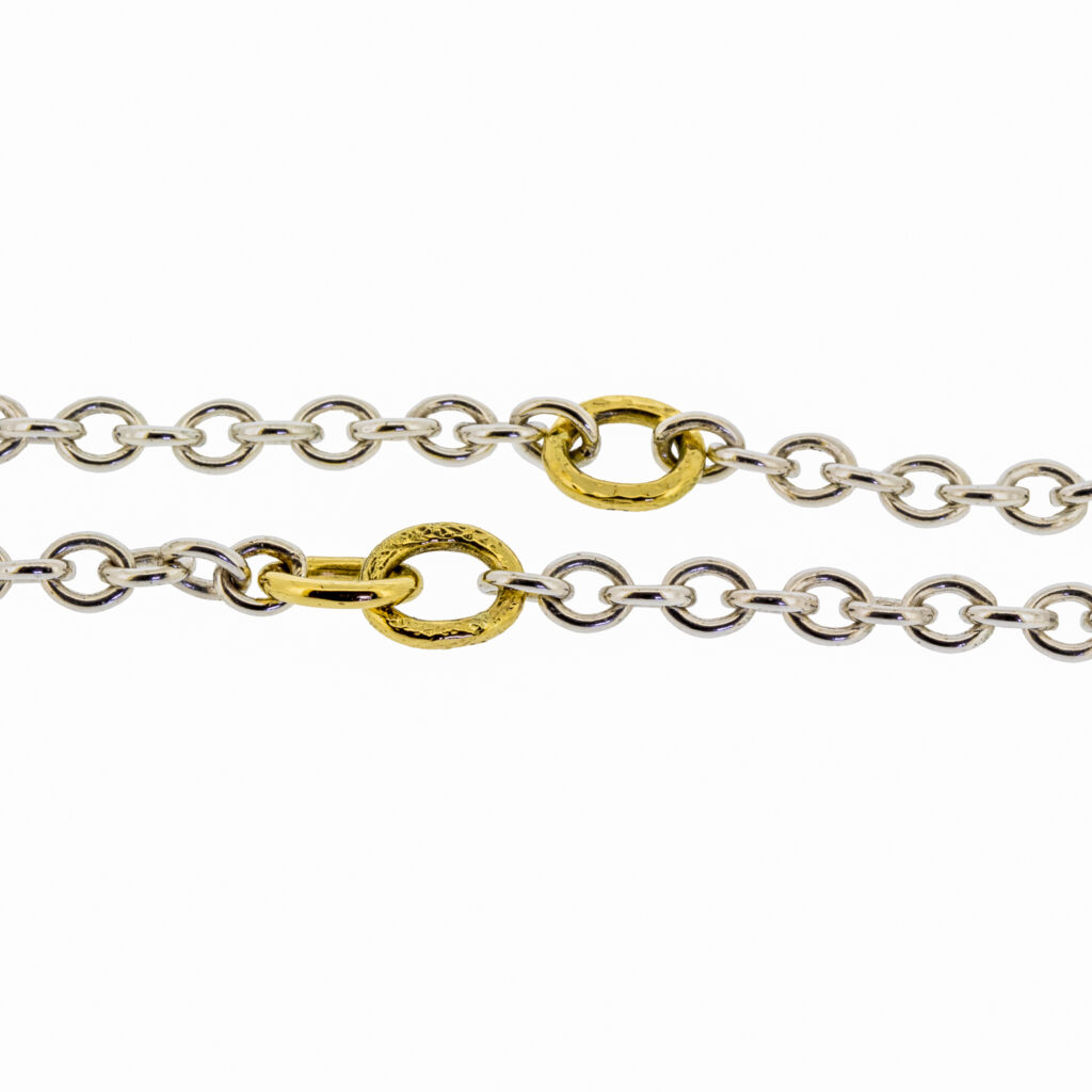 silver, 18ct gold, handmade jewellery, handmade bracelet, owen & jones, hungerford
