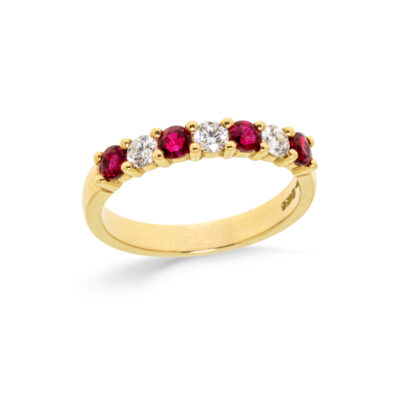 Stunning ruby and diamond ring from Owen & Jones Hungerford