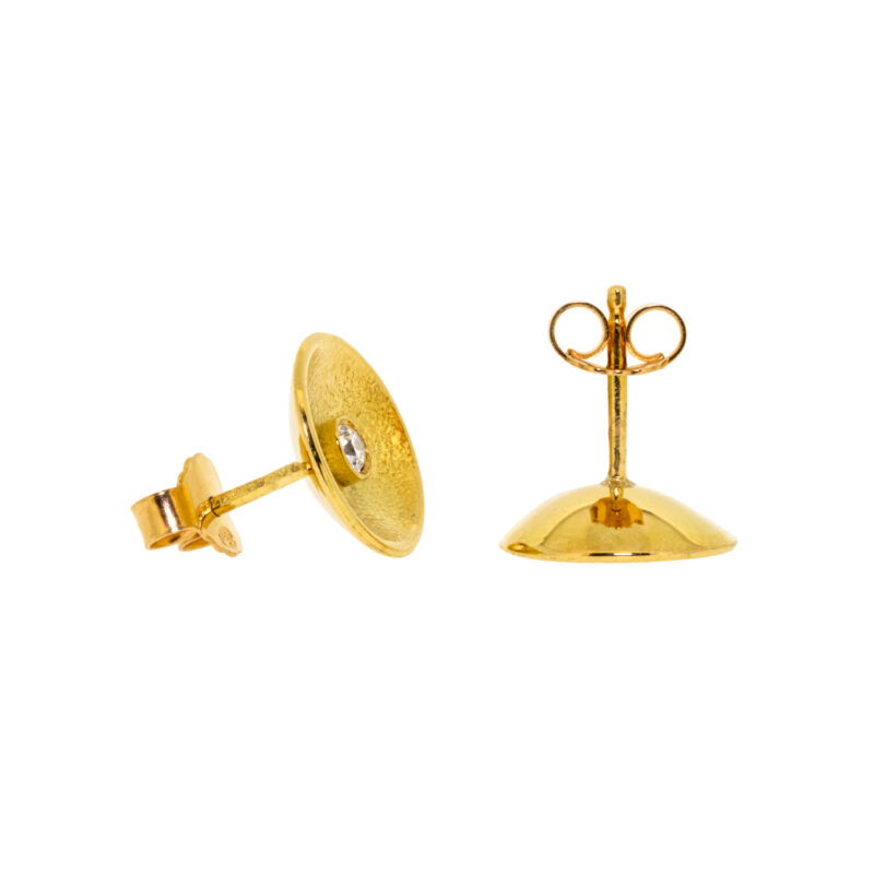 diamond disc stud earrings 22100010-1 hungerford owen and jones