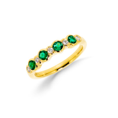 Stunning emerald and diamond ring by Owen & Jones Hungerford