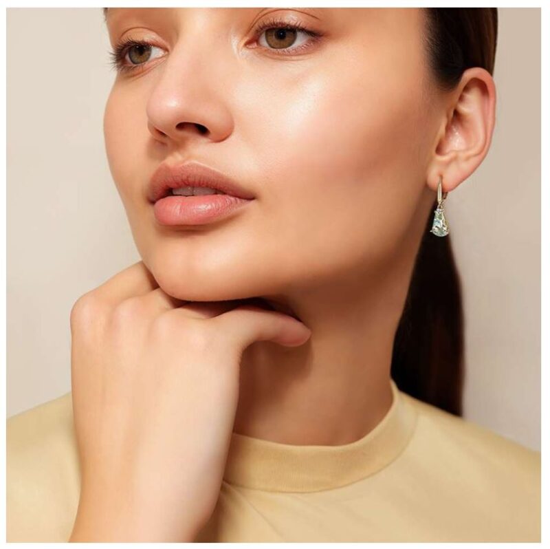 Amethyst drop earrings diamonds owen and jones hungerford