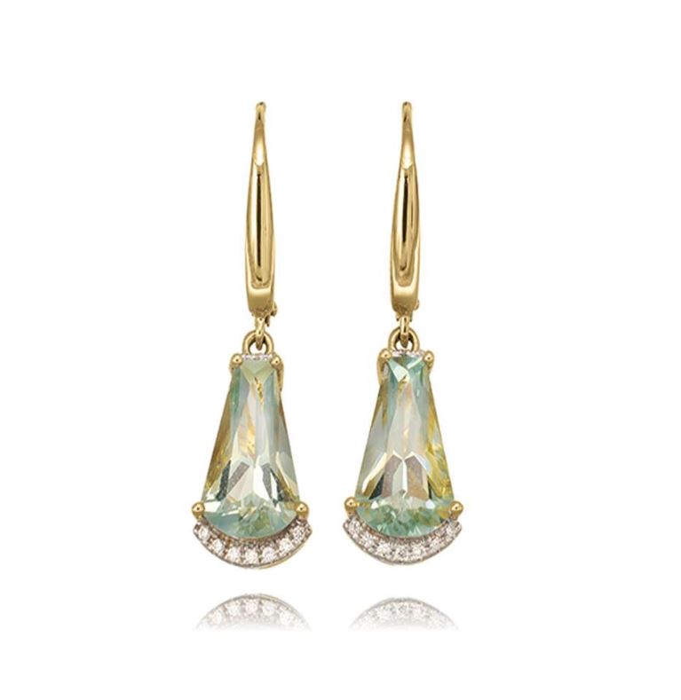 Amethyst drop earrings diamonds owen and jones hungerford
