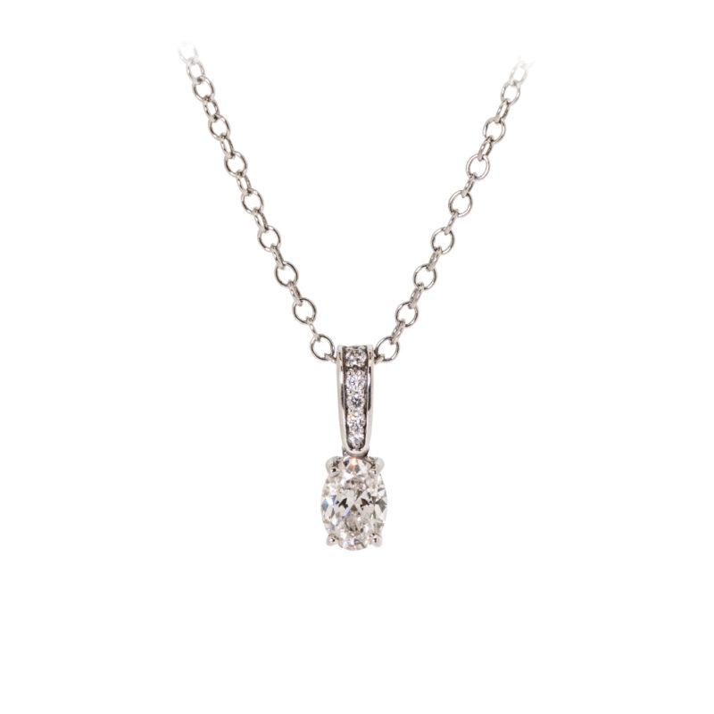 oval diamond drop pendant owen and jones hungerford