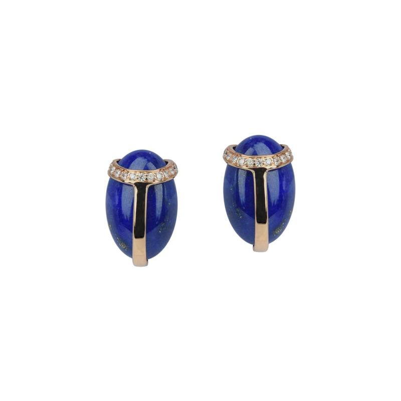 Lapis Lazuli Earrings by Isabelle Langlois