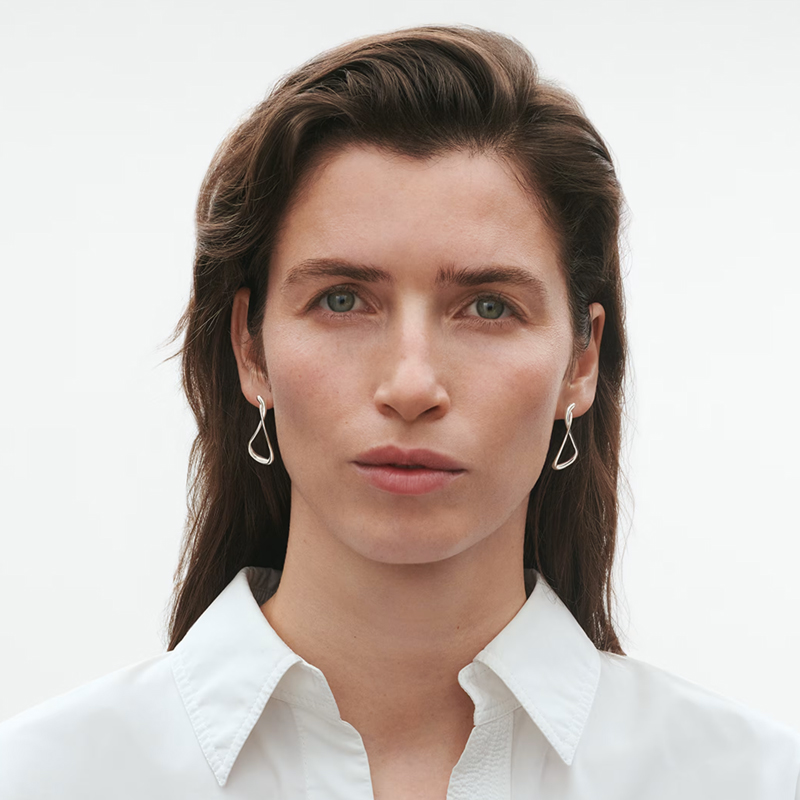 Mercy Earhoops by Georg Jensen