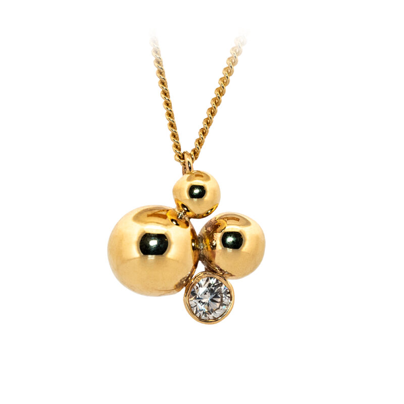 Diamond Bead Necklace