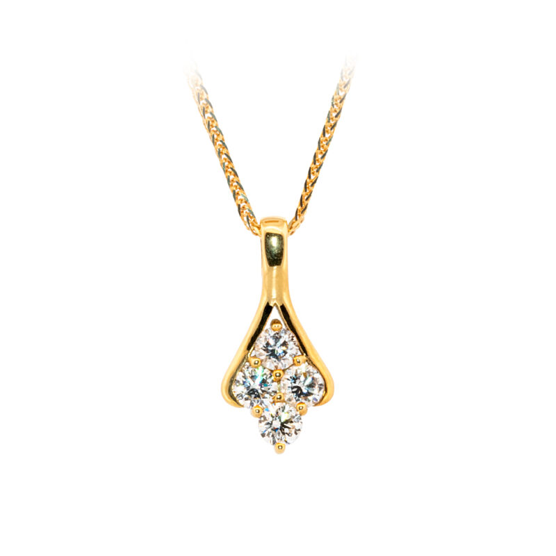 Diamond Drop Pendant