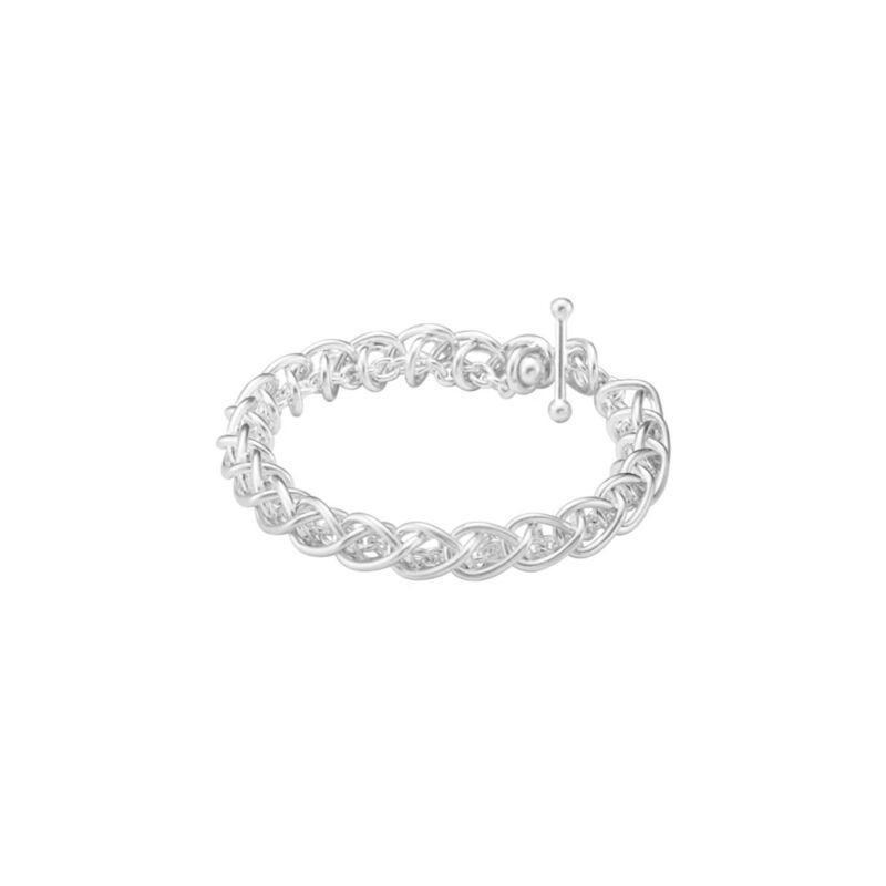 Weft Single Link Bracelet by Georg Jensen