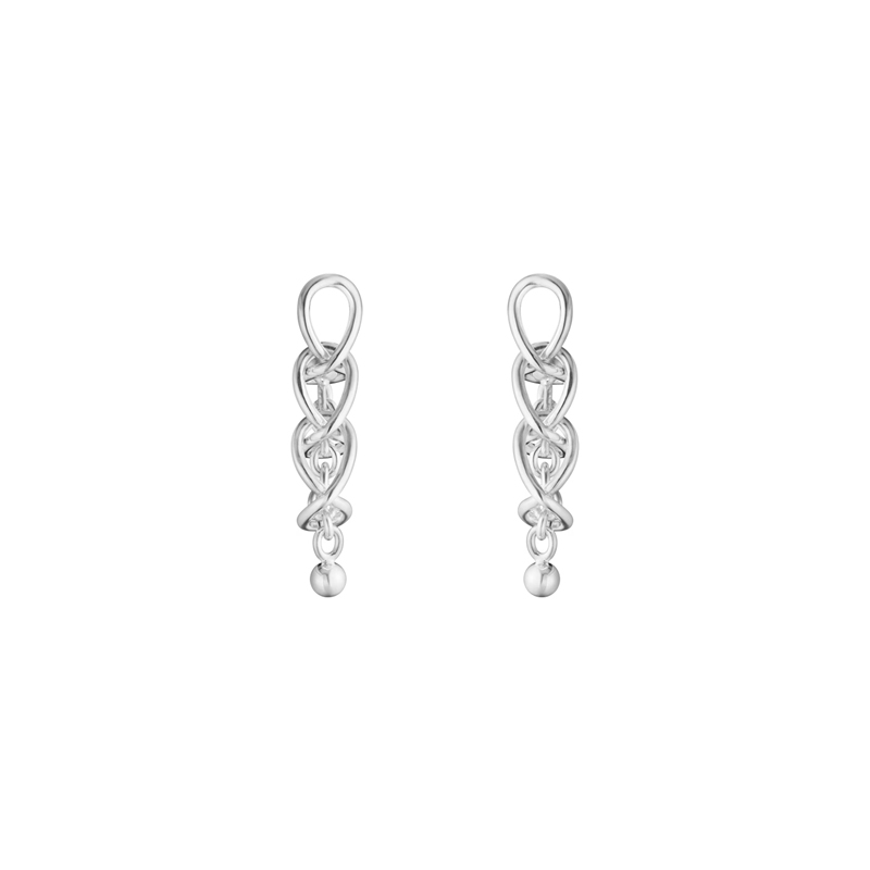 Weft Earrings by Georg Jensen