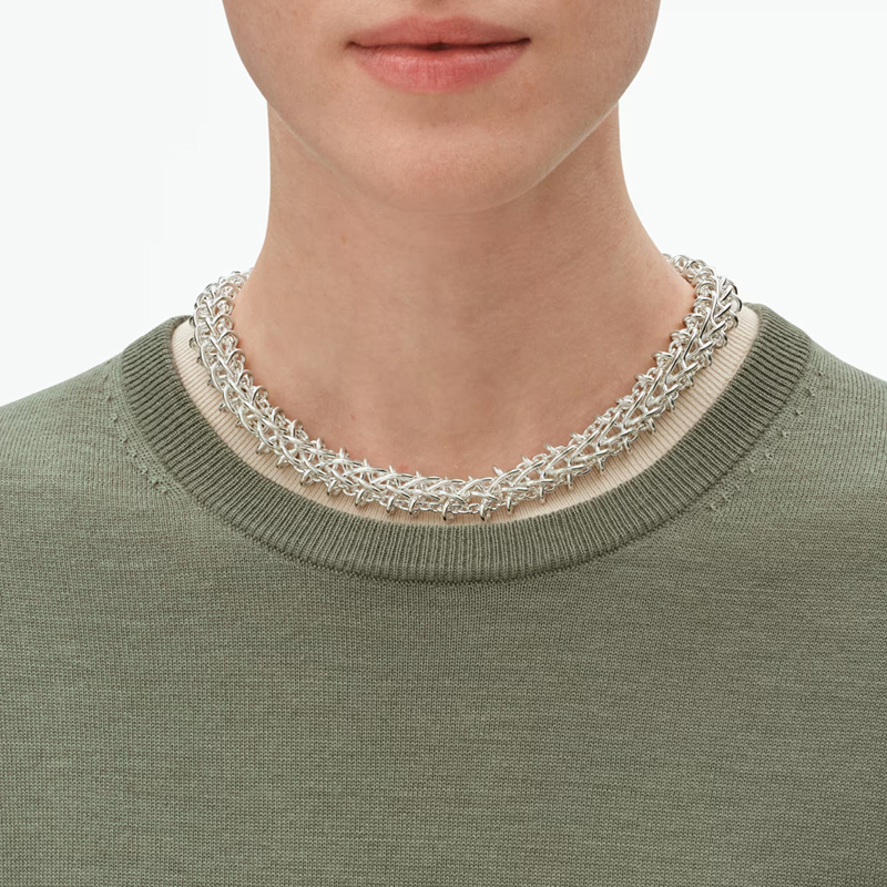 Weft Double Link Necklace by Georg Jensen