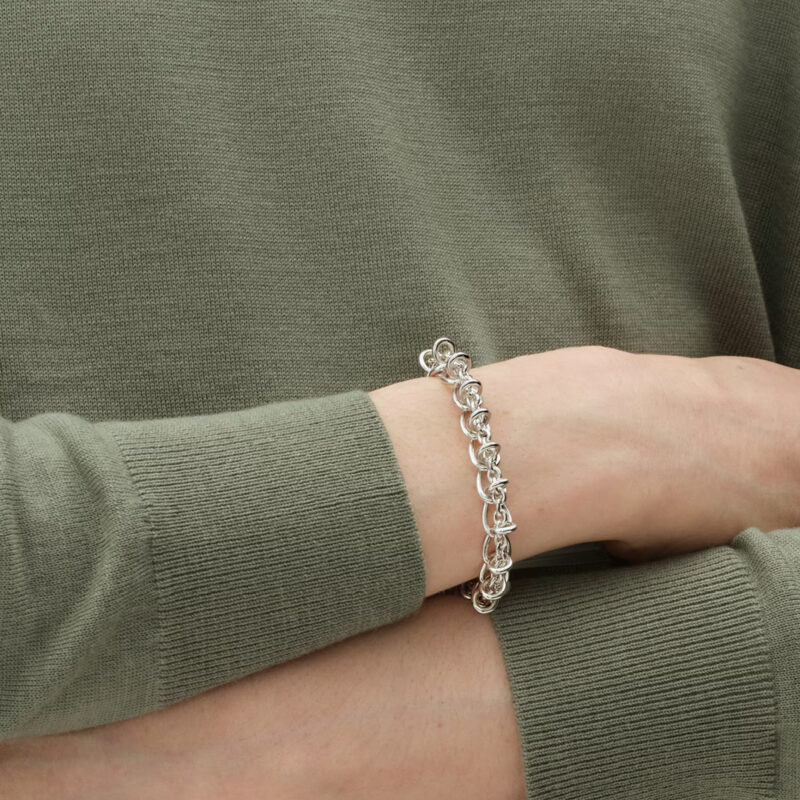 Weft Single Link Bracelet by Georg Jensen