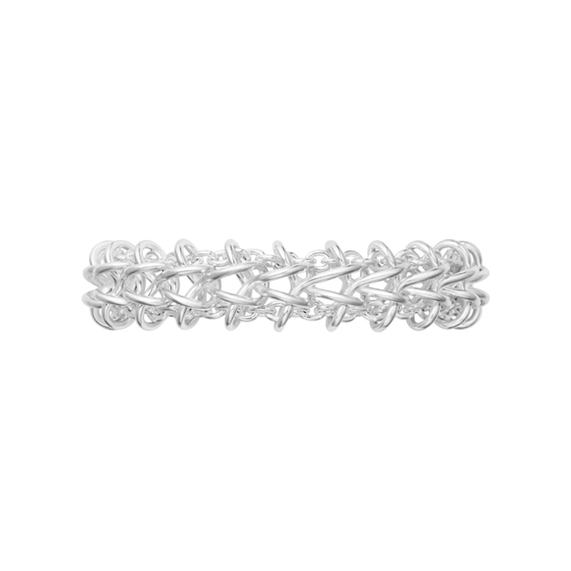 Weft Double Link Bracelet by Georg Jensen