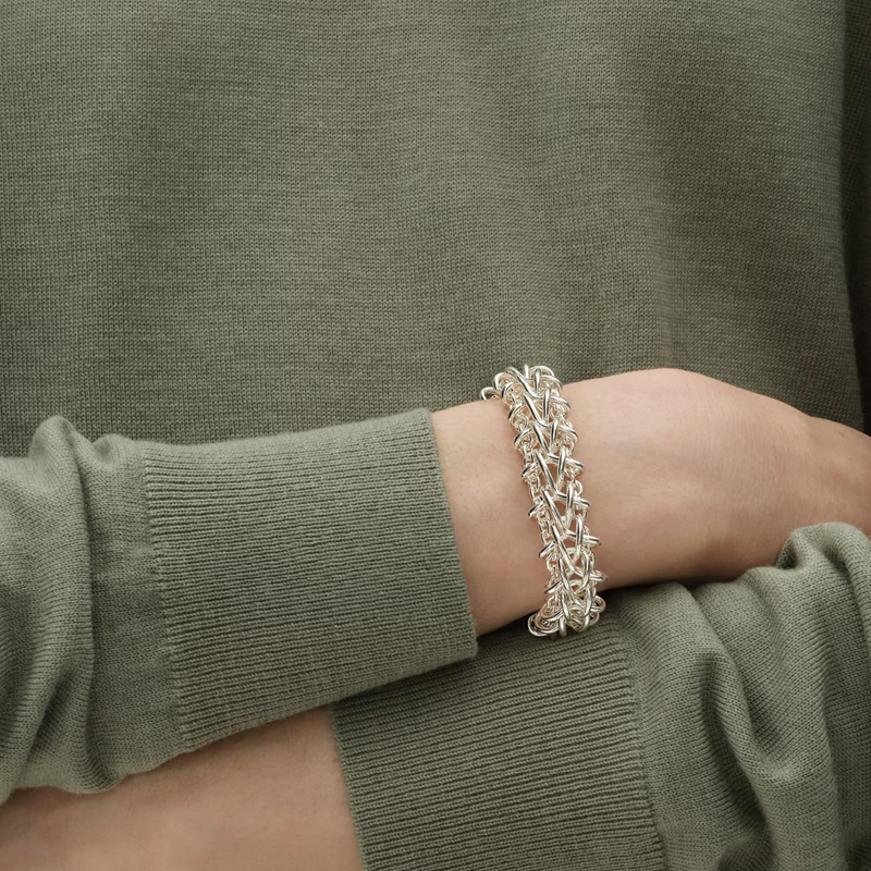 Weft Double Link Bracelet by Georg Jensen